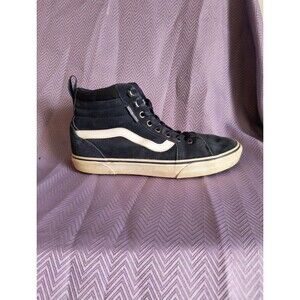 Vans Off The Wall Men's 9 Women’s 10.5 Blue Suede Skate Sneakers Guard Plaid